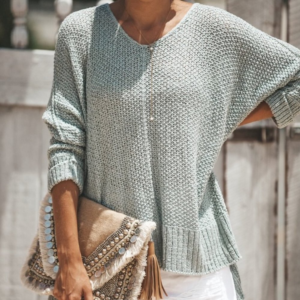 VICI Dolls Laid Back Knit Sweater Mint S/M